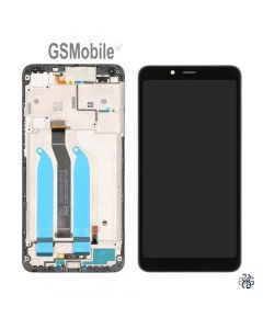 Pantalla completa con marco para Xiaomi Redmi 6, 6A Negro 