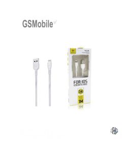 Cable USB Carga y Datos para iPhone Blanco