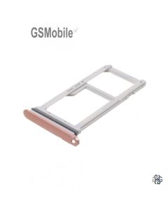 Bandeja SIM & MicroSD Samsung Galaxy S7 Edge G935F Rosa