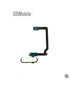 Flex home & sensor huella Samsung G900F Galaxy S5 Blanco