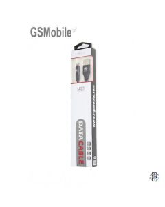 Cable lightning Gsmobile 1M Negro