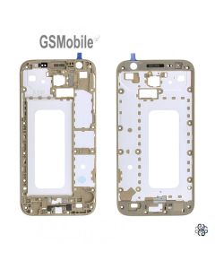Marco intermedio para Samsung J330F Galaxy J3 2017 Dorado
