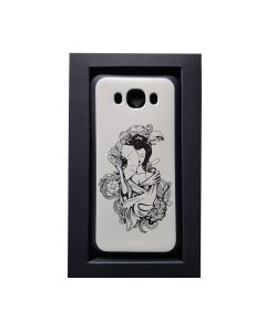 Funda para Samsung J710F Galaxy J7 2016 Geisha Blanco