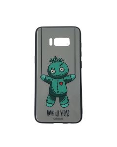 FUNDA PARA SAMSUNG G950F GALAXY S8 VIVE LA VIDA GRIS