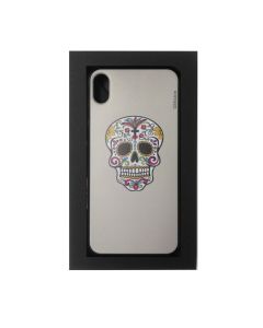 Funda para iPhone XR Calavera Beige