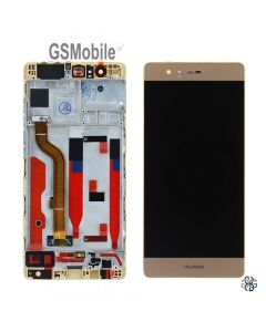 Pantalla completa con marco Huawei P9 Dorado