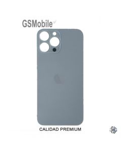 Cristal trasero trasera para iPhone 13 Pro Max - Azul 