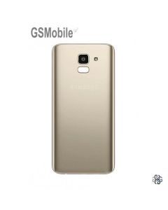 Tapa trasera para Samsung J600F Galaxy J6 2018 Dorado