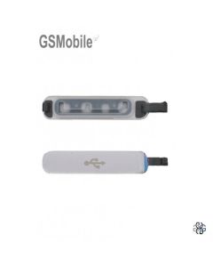 Tapa USB Samsung G900F Galaxy S5 Plateado