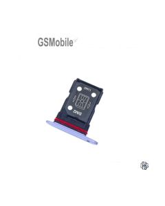 Gaveta cartão SIM para Oppo Find X2 Pro Violeta