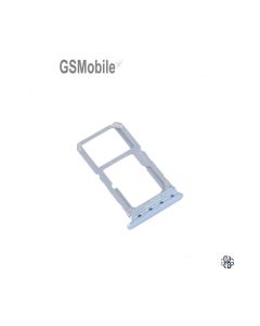 Tiroir carte SIM et SD pour Oppo A57S Bleu