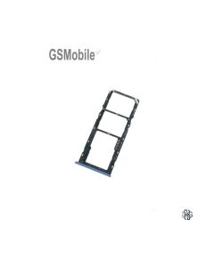 Tiroir carte SIM et SD pour Oppo A15 Bleu