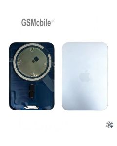 Tampa traseira + Suporte de metal para iPhone 17 Pro Max Branco