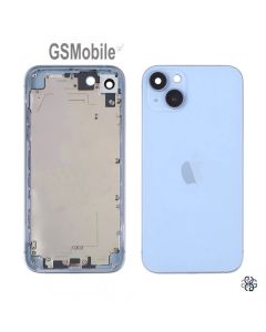 Scocca Intermedia con Cover Posteriore per iPhone 14 Blu