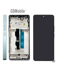 Écran Complet avec Châssis pour Xiaomi Redmi Note 13 Pro 5G Bleu Original
