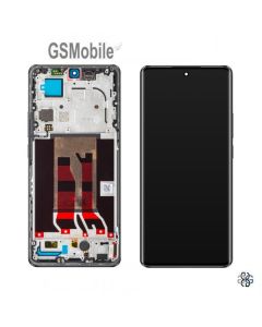 &Eacute;cran AMOLED d&rsquo;Origine avec Cadre pour Oppo Reno10 Pro 5G &ndash; Gris Argent