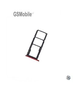 Bandeja SIM y SD para ZTE Blade V40 Vita - Rojo