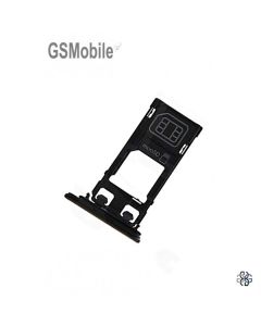 Bandeja de tarjeta Sim / SD para Sony Xperia XZ Dual (F8332) Original Negro