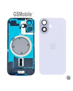 Tapa trasera + Soporte de metal para iPhone 17 Morado