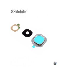 Embellecedor camara Samsung J510F Galaxy J5 2016 Plata