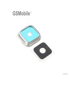 Embellecedor camara para Samsung G900F Galaxy S5 Plateado