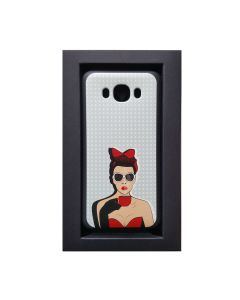 Funda para Samsung J710F Galaxy J7 2016 Pin Up Azul