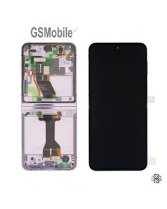 Écran Complet avec Châssis pour Samsung Galaxy Z Flip5 F731B Original Violet