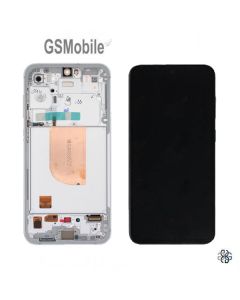 &Eacute;cran complet original Samsung Galaxy S23 FE S711B Blanc (assembl&eacute;)