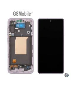 Écran Complet avec Châssis pour Samsung Galaxy A55 5G A556B Violet Original