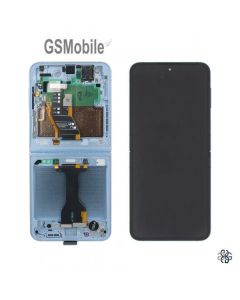 &Eacute;cran Complet Original Samsung Galaxy Z Flip6 5G F741B Bleu avec Ch&acirc;ssis