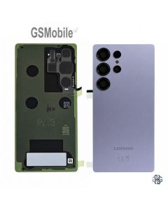 Vitre Arri&egrave;re d'Origine Samsung Galaxy S25 Ultra SM-S938B Titanium Silver Blue