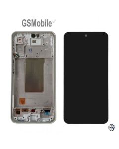 &Eacute;cran complet original pour Samsung A37 5G Galaxy A376B Blanc (assembl&eacute;)