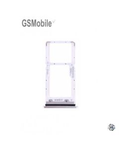 Bandeja SIM & MicroSD para Xiaomi Mi9 Lite Plata