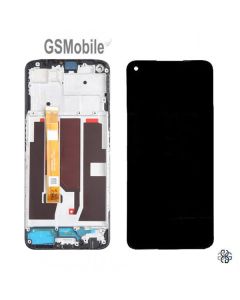 Pantalla completa con marco para Oppo A54 5G Negro