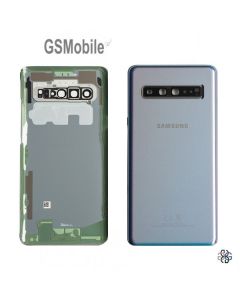 Tapa trasera Samsung S10 5G Galaxy G977B Plateado Original