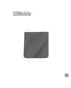 Coque arrière inférieure pour Samsung Galaxy Z Flip5 F731B - Noir
