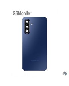 Coque arrière avec vitre caméra pour Samsung Galaxy A17 5G A176B – Bleu
