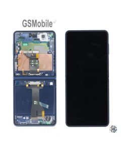 Display Completo con Frame per Samsung Z Flip7 5G Galaxy F766B Blu Originale