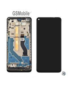 Full Display Assembly with Frame for TCL 10 5G Black