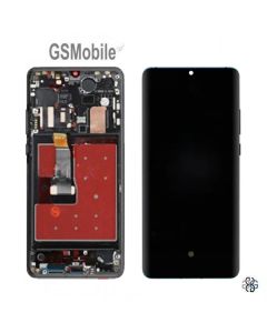 Pantalla completa con marco para Huawei P30 Pro - Negro