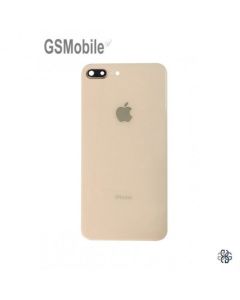 Cover Posteriore con Vetro Fotocamera iPhone 8 Plus Oro